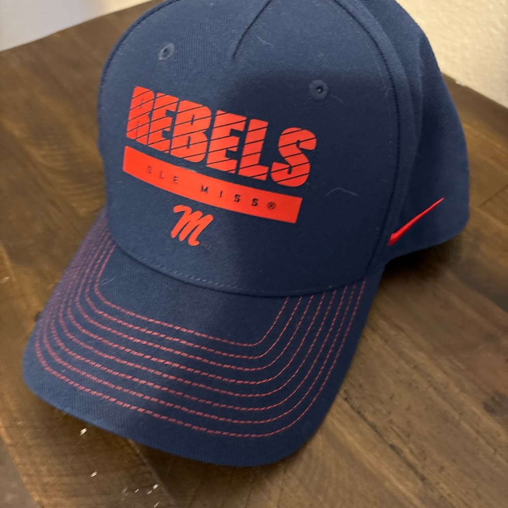 Nike Navy and Red Rebels Cap